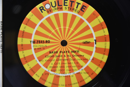 Count Basie &amp; His Orchestra [카운트 베이시]‎ - Basie Plays Hefti - 중고 수입 오리지널 아날로그 LP