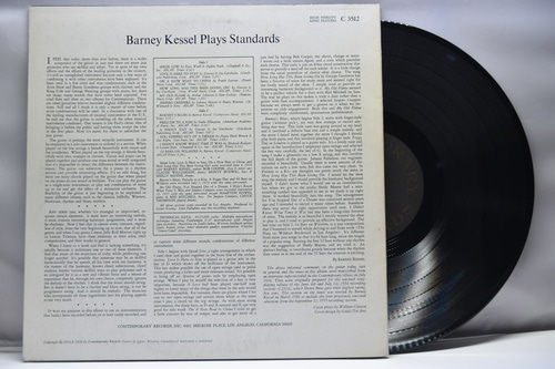 Barney Kessel [바니 케셀] – Kessel Plays Standards - 중고 수입 오리지널 아날로그 LP