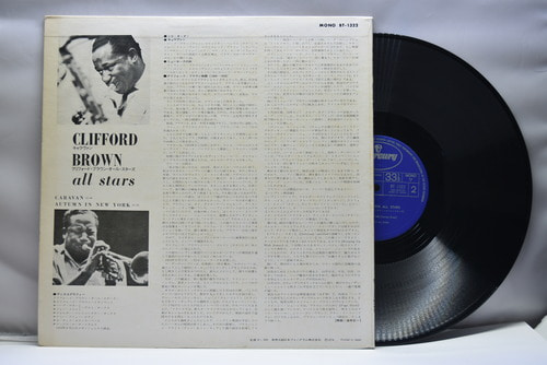 Clifford Brown [클리포드 브라운]‎ - All Stars - 중고 수입 오리지널 아날로그 LP