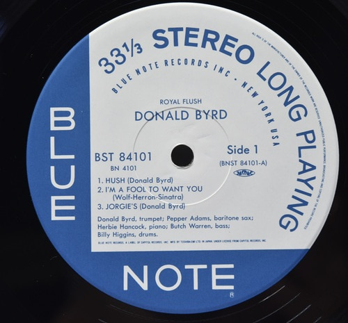 Donald Byrd [도널드 버드] - Royal Flush - 중고 수입 오리지널 아날로그 LP