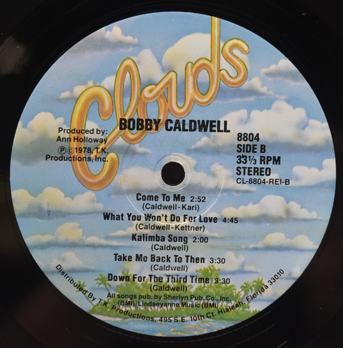 Bobby Caldwell [바비 콜드웰] - Evening Scandal ㅡ 중고 수입 오리지널 아날로그 LP