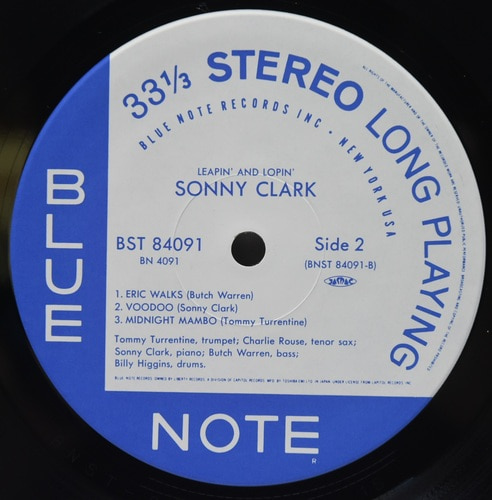 Sonny Clark [소니 클락] - Leapin&#039; and Lopin&#039; - 중고 수입 오리지널 아날로그 LP