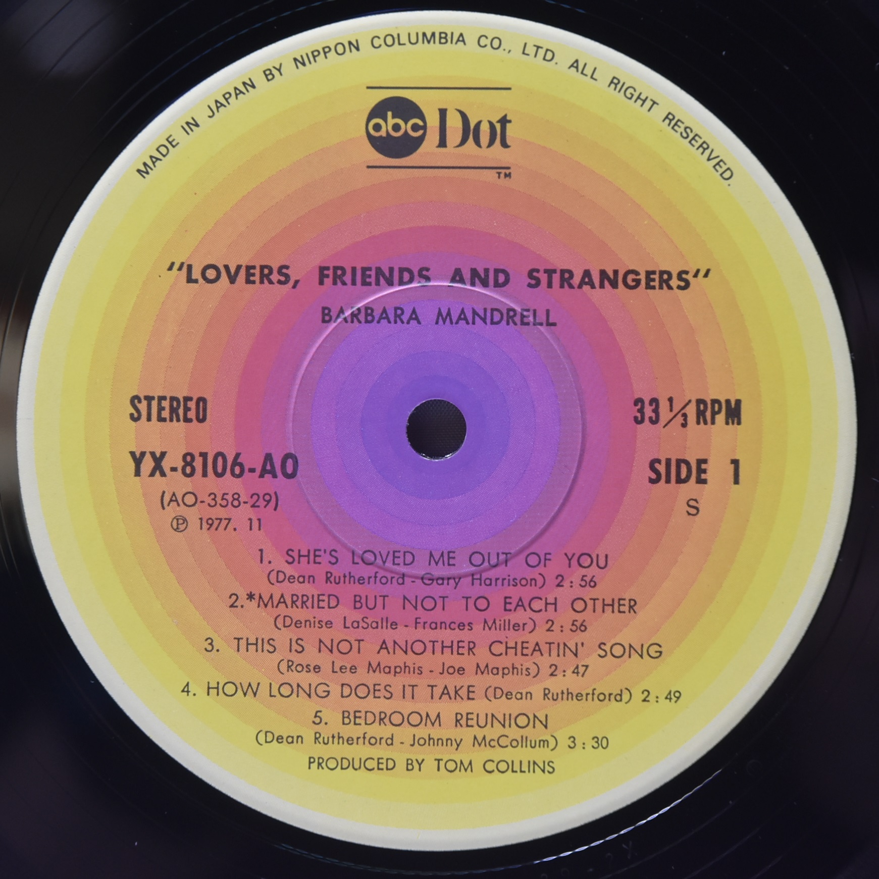 Barbara Mandrell [바바라 맨드렐] ㅡ &quot;Lovers, Friends And Strangers&quot; - 중고 수입 오리지널 아날로그 LP