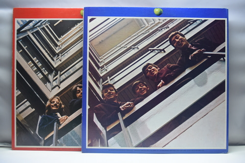 The Beatles [비틀즈] -  1962-1966 (Red Album) / 1967-1970 (Blue Album) ㅡ 중고 수입 오리지널 아날로그 2LP x 2세트