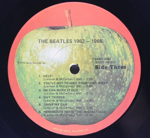 The Beatles [비틀즈] -  1962-1966 (Red Album) / 1967-1970 (Blue Album) ㅡ 중고 수입 오리지널 아날로그 2LP x 2세트