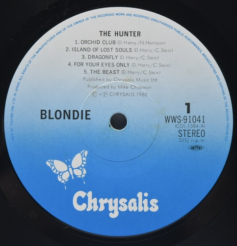 Blondie [블론디] - The Hunter ㅡ 중고 수입 오리지널 아날로그 LP