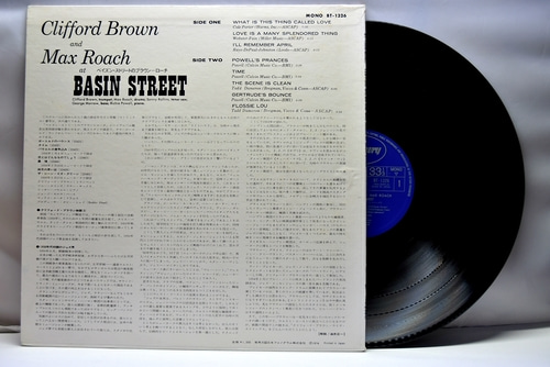 Clifford Brown &amp; Max Roach [클리포드 브라운, 맥스 로치] ‎- Clifford Brown and Max Roach at Basin Street - 중고 수입 오리지널 아날로그 LP