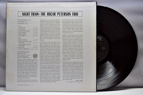 The Oscar Peterson Trio [오스카 피터슨]‎ - Night Train - 중고 수입 오리지널 아날로그 LP
