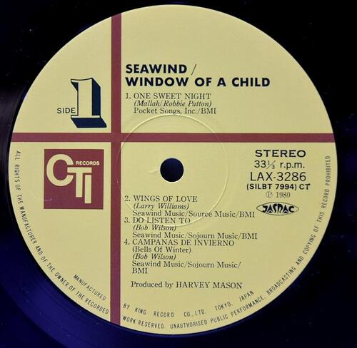 Seawind [씨윈드] – Window of a Child ㅡ 중고 수입 오리지널 아날로그 LP