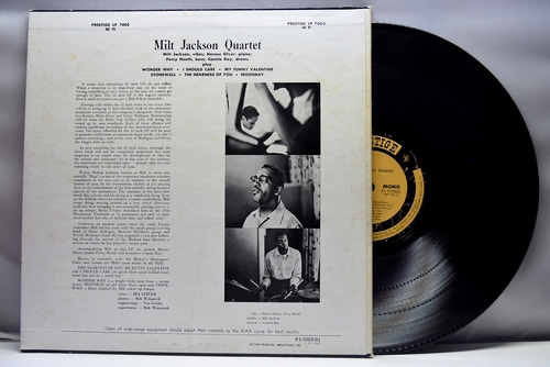 Milt Jackson [밀트 잭슨] ‎- Milt Jackson Quartet - 중고 수입 오리지널 아날로그 LP