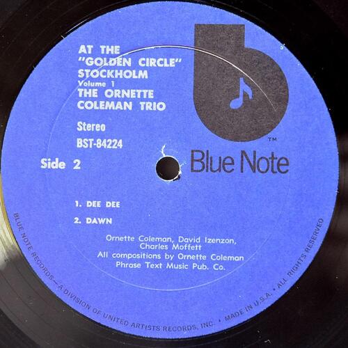 The Ornette Coleman Trio [오넷 콜맨] - At The &quot;Golden Circle &quot; Stockholm - Volume One - 중고 수입 오리지널 아날로그 LP