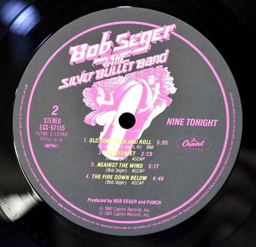 Bob Seger &amp; The Silver Bullet Band [밥 시거, 실버 불렛 밴드] - Nine Tonight ㅡ 중고 수입 오리지널 아날로그 2LP