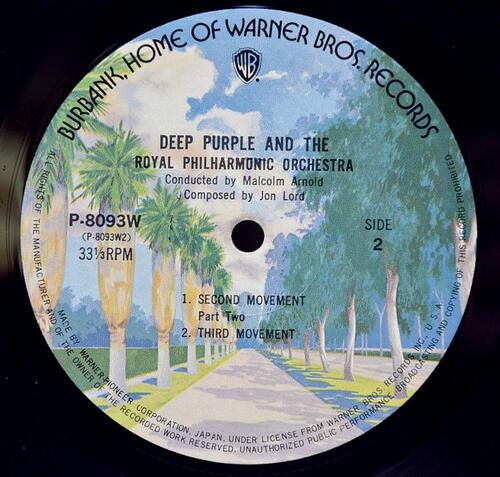 Deep Purple &amp; The Royal Philharmonic Orchestra, Malcolm Arnold [딥 퍼플, 로얄 필하모닉 오케스트라, 말콤 아놀드] – Concerto For Group And Orchestra ㅡ 중고 수입 오리지널 아날로그 LP