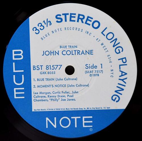 John Coltrane [존 콜트레인]‎ - Blue Train - 중고 수입 오리지널 아날로그 LP