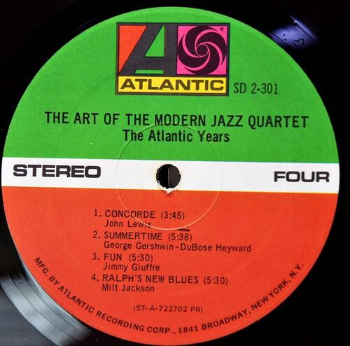 The Modern Jazz Quartet [모던 재즈 쿼텟]‎ - The Art Of The Modern Jazz Quartet - The Atlantic Years - 중고 수입 오리지널 아날로그 2LP