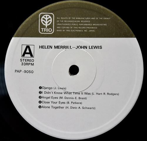 John Lewis, Helen Merrill [존 루이스, 헬렌 메릴] - John Lewis / Helen Merrill - 중고 수입 오리지널 아날로그 LP