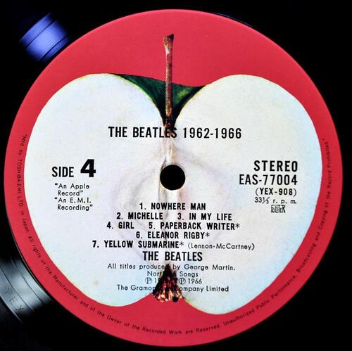 The Beatles [비틀즈] - 1962-1966 (Red Album) ㅡ 중고 수입 오리지널 아날로그 2LP