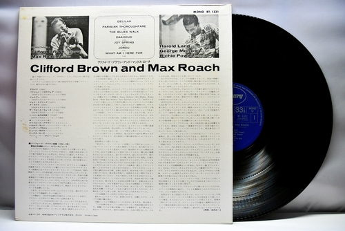 Clifford Brown and Max Roach [클리포드 브라운, 맥스 로치]‎ - Clifford Brown and Max Roach - 중고 수입 오리지널 아날로그 LP