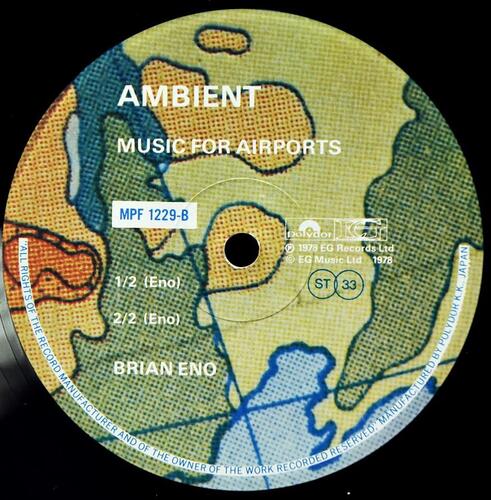 Brian Eno [브라이언 이노] ‎– Ambient 1 (Music For Airports) ㅡ 중고 수입 오리지널 아날로그 LP