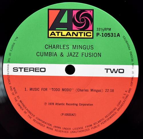 Charles Mingus [찰스 밍구스] – Cumbia &amp; Jazz Fusion - 중고 수입 오리지널 아날로그 LP