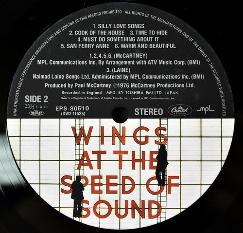 Wings [폴 맥카트니, 윙스] - At The Speed Of Sound ㅡ 중고 수입 오리지널 아날로그 LP