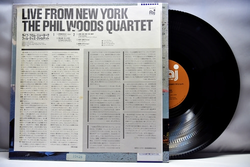 The Phil Woods Quartet [필 우즈 콰르텟] – Live From New York ㅡ 중고 수입 오리지널 아날로그 LP