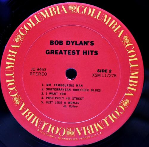 Bob Dylan [밥 딜런] - Bob Dylan&#039;s Greatest Hits ㅡ 중고 수입 오리지널 아날로그 LP