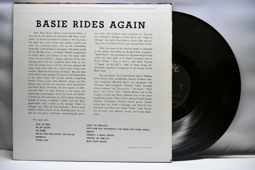 Count Basie [카운트 베이시]‎ - Basie Rides Again - 중고 수입 오리지널 아날로그 LP