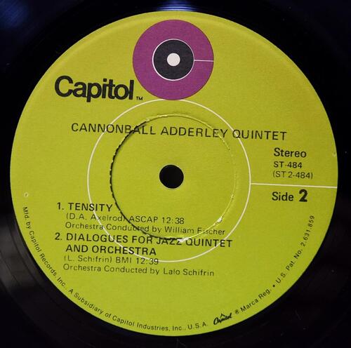 Cannonball Adderley [캐논볼 애덜리]‎ - The Cannonball Adderley Quintet &amp; Orchestra - 중고 수입 오리지널 아날로그 LP