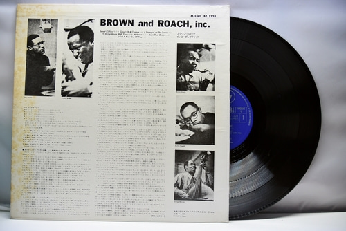 Clifford Brown and Max Roach [클리포드 브라운, 맥스 로치]‎ - Brown And Roach Incorporated - 중고 수입 오리지널 아날로그 LP