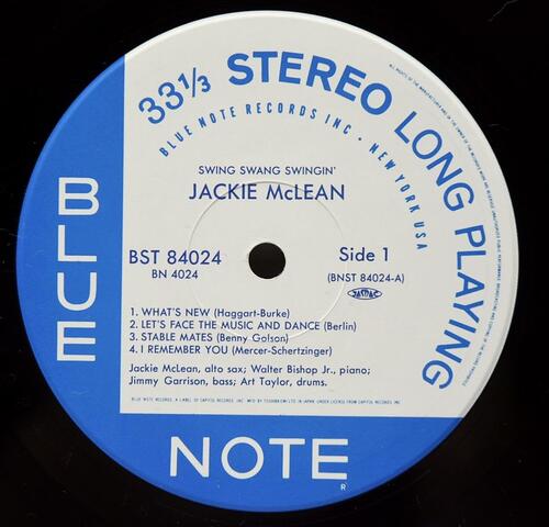 Jackie McLean [재키 맥린]‎ - Swing Swang Swingin&#039; - 중고 수입 오리지널 아날로그 LP