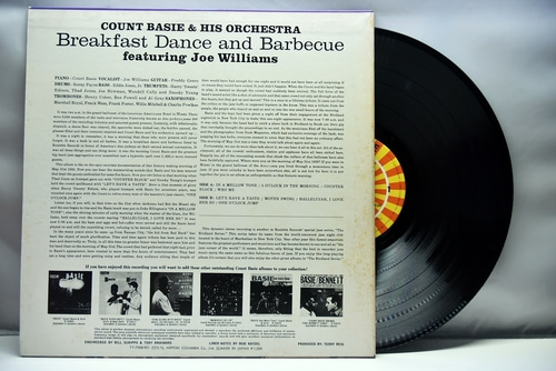 Count Basie &amp; His Orchestra Featuring Joe Williams [카운트 베이시, 조 윌리암스] – Breakfast Dance And Barbecue - 중고 수입 오리지널 아날로그 LP