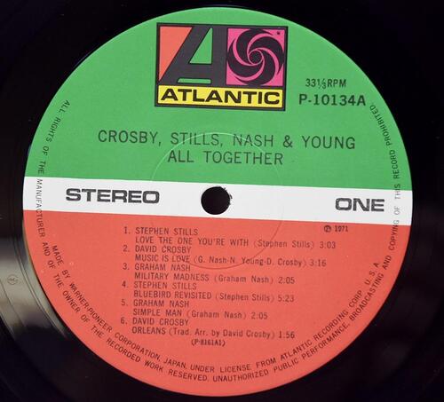 Crosby, Stills, Nash &amp; Young [크로스비, 스틸스, 내쉬 &amp; 영] – All Together ㅡ 중고 수입 오리지널 아날로그 LP