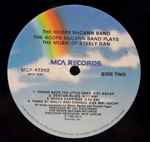 The Hoops McCann Band [훕스 맥캔 밴드] – Plays The Music Of Steely Dan - 중고 수입 오리지널 아날로그 LP