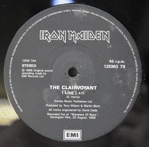 Iron Maiden [아이언 메이든] – The Clairvoyant ㅡ 중고 수입 오리지널 아날로그 LP