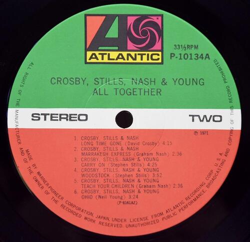 Crosby, Stills, Nash &amp; Young [크로스비, 스틸스, 내쉬 &amp; 영] – All Together ㅡ 중고 수입 오리지널 아날로그 LP