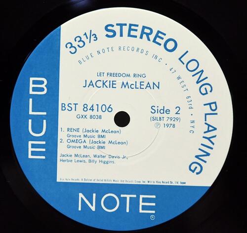 Jackie McLean [재키 맥린] ‎- Let Freedom Ring - 중고 수입 오리지널 아날로그 LP