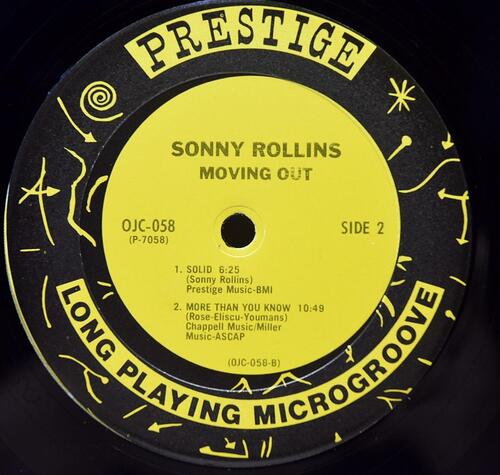 Sonny Rollins [소니 롤린스] - Moving Out - 중고 수입 오리지널 아날로그 LP