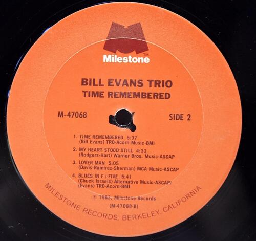 Bill Evans Trio [빌 에반스] ‎- Time Remembered - 중고 수입 오리지널 아날로그 2LP