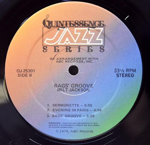 Milt Jackson [밀트 잭슨] ‎- Bags&#039; Groove - 중고 수입 오리지널 아날로그 LP