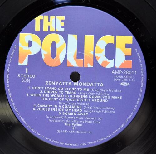 The Police [폴리스] – Zenyatta Mondattaㅡ 중고 수입 오리지널 아날로그 LP