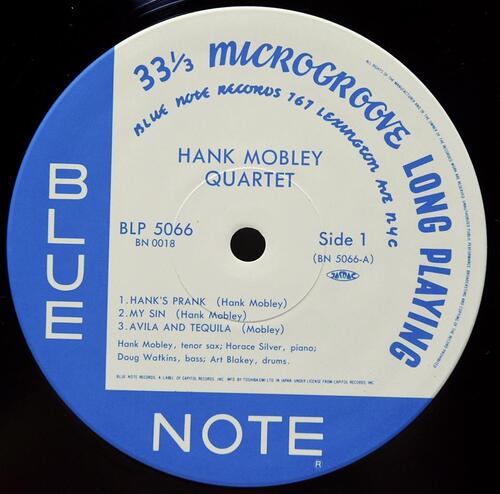 Hank Mobley Quartet [행크 모블리] - Hank Mobley Quartet - 중고 수입 오리지널 아날로그 LP