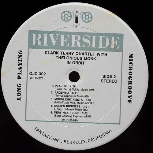 Clark Terry With Thelonious Monk [클락 테리, 델로니어스 몽크] – In Orbit - 중고 수입 오리지널 아날로그 LP