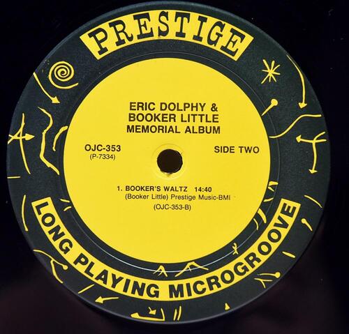 Eric Dolphy &amp; Booker Little [에릭 돌피, 부커 리틀] – Memorial Album Recorded Live At The Five Spot - 중고 수입 오리지널 아날로그 LP