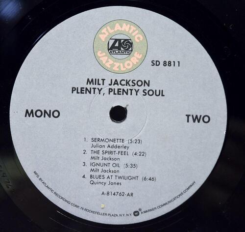 Milt Jackson [밀트 잭슨] ‎- Plenty, Plenty Soul - 중고 수입 오리지널 아날로그 LP