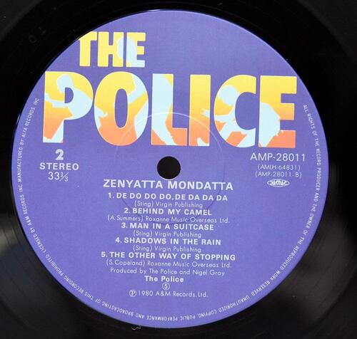 The Police [폴리스] – Zenyatta Mondattaㅡ 중고 수입 오리지널 아날로그 LP