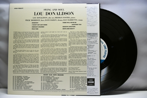 Lou Donaldson Quintet [루 도날드슨] – Swing And Soul - 중고 수입 오리지널 아날로그 LP