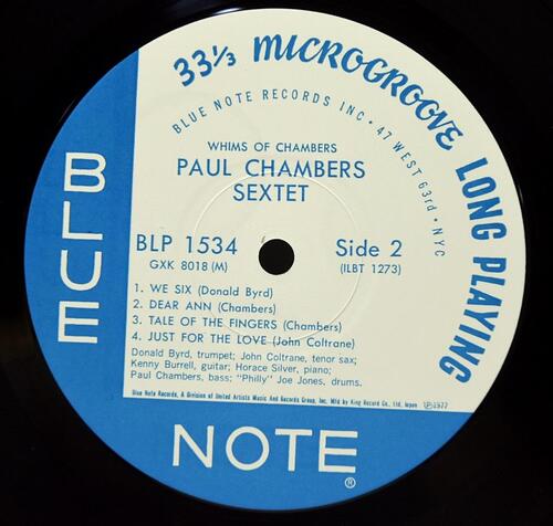 Paul Chambers Sextet [폴 체임버스] – Whims Of Chambers - 중고 수입 오리지널 아날로그 LP