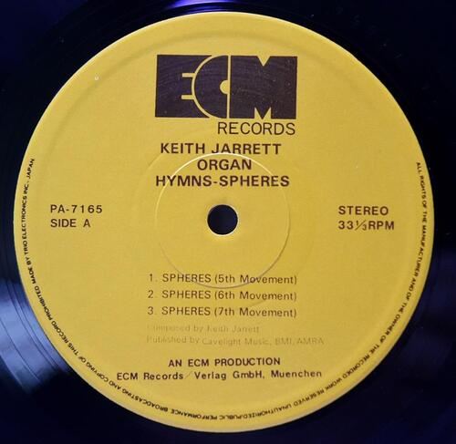 Keith Jarrett [키스 자렛] – Hymns Spheres - 중고 수입 오리지널 아날로그 2LP