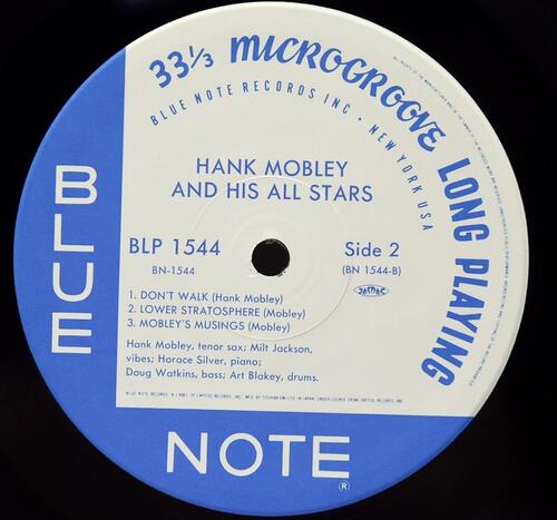 Hank Mobley [행크 모블리] - Hank Mobley And His All Stars - 중고 수입 오리지널 아날로그 LP